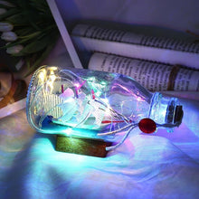 Load image into Gallery viewer, Fairy String Bottle Lights Mini String Lights Sailing Boat Drift Bottle LED Night Lamp Holiday Party Wedding Decoration